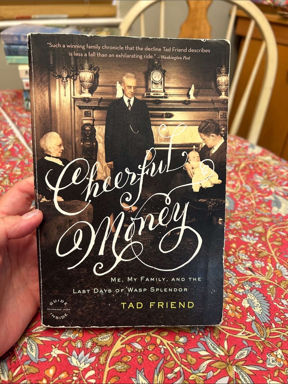"Cheerful Money" Paperback Book - Black Cover